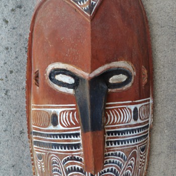 Papuan Mask - 1950's ? - Folk Art