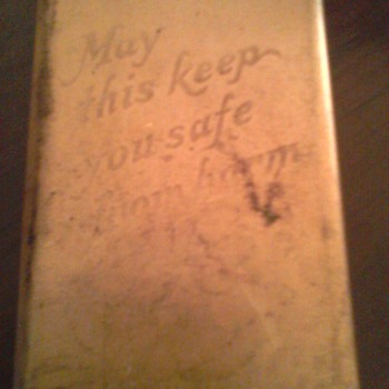 World War 2 shield and prayer book