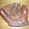 Three finger base ball glove