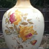 Vase - Marked 27/1942 - yellow/pink roses