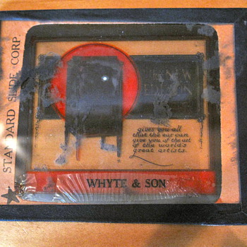 Antique Edison Phonograph Slide (NEED HELP!) - Advertising