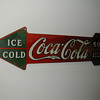 Coca Cola Arrow Sign