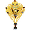 Vintage Joseph Mazer Art Deco Lion Brooch/Pendant