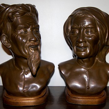 Bronze Busts, Viet Nam c. 1900