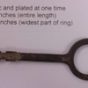 Key - Old with large, round handle