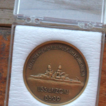 U.S.S. Arizona Memorial Token - Military and Wartime
