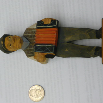 Man with an Instrument - Artist unknown - Dolls