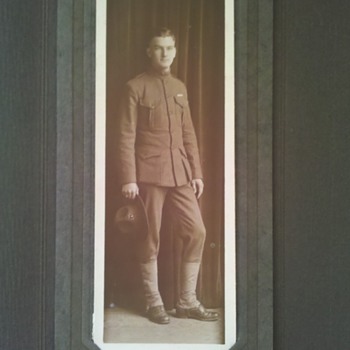 WWI USMC Marine Corps studio photo of young Marine @1917 - Military and Wartime