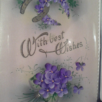 One of my "precious" Christmas cards ... Old ,written by a man to his wife(?).Absolutely moving... - Cards