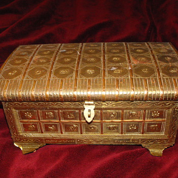 Air India Brass Cassette Box - Advertising