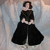 Antique Christmas carroler   Christmas window display figure mannequin doll