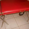 Early 70's Portable Massage Table with Aluminum legs - 