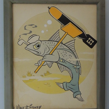 DISNEY DESIGNED INSIGNIA USS ATULE SS-403 - Advertising