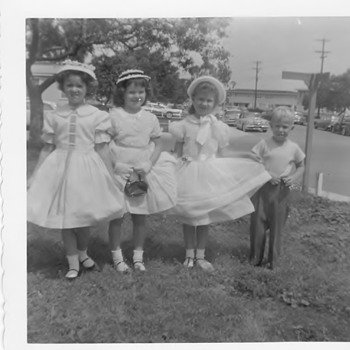 In Your Easter Bonnet . Do you have any old Easter Photo's of you to add  - Photographs