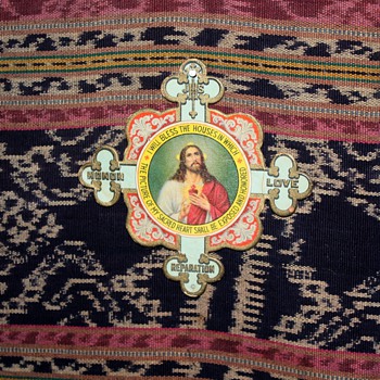 Religious Icons i grew up with and my evolving art wall...