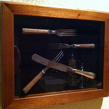Shadow box for vintage cutlery - Kitchen