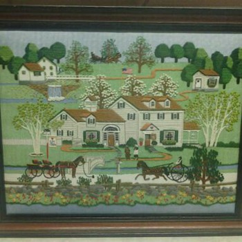 FOX HILL FARMS  NEEDLEWORK  - Folk Art