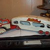 VINTAGE PRESSED TIN CAR HAULER