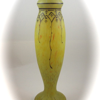 Legras Series 89.000 Vase, Ref. No. 89.001, ca. 1920 - Art Glass
