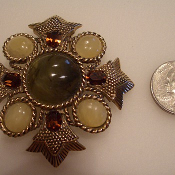 Great Aunt's Ciner Pin - Costume Jewelry