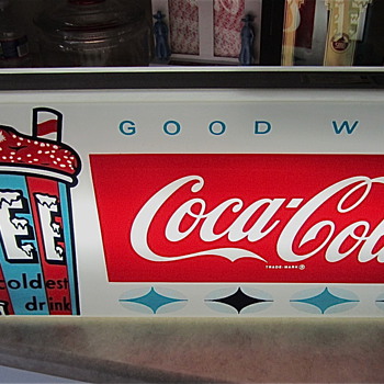 NOS ICEE/Coca Cola Lightup Sign from 1967