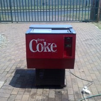 Coke chest fridge