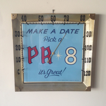 Old Reading Brewery PR 8 Thermometer - Breweriana