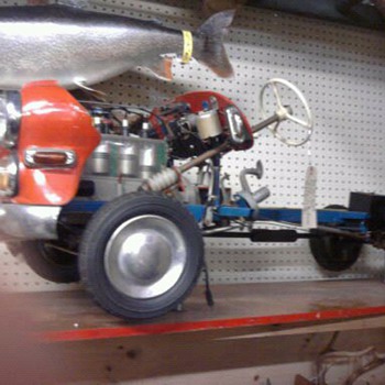 1/4 scale 50's cut away promotional car... - Model Cars