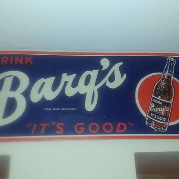 Barqs root beer sign - Signs