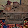Tiny wood-burning stove - toy or salesman sample?