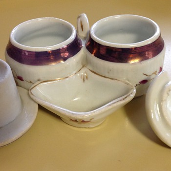 Cute 1 piece cream and sugar jar?