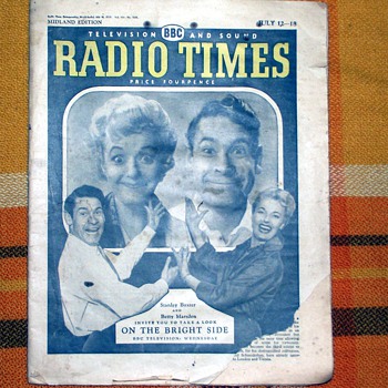 1959-bbc television/radio programmes-'radio times'.