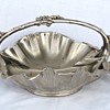 SILVER PLATE VICTORIAN? DIVIDED & HANDLED BERRY SERVING BOWL