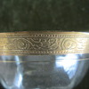 Moser? Gold gilt wine glasses Vintage 