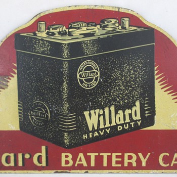 Willard Battery Cable Sign - Advertising
