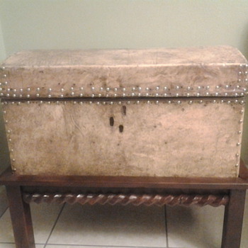 My Antique Leather Chest - Furniture