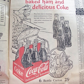 Easter Ham and Coca Cola - Advertising