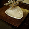 Race engine ash tray