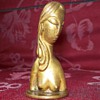 RARE EARLY ART DECO GILT BRONZE HAGENAUER BUST