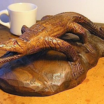 Gator Carving