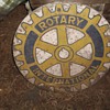 Rotary international metal sign 