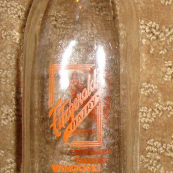 Fitzgerald's Dairy Winooski Vermont - Bottles