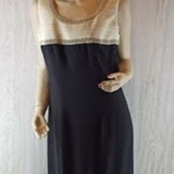 1960s Leon Haskin cream and black crepe cocktail dress - Womens Clothing