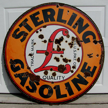 Sterling Gasoline Sign