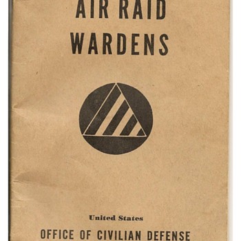 World War II Air Raid Warden's Handbook (U.S. Office of Civilian Defense) - Books