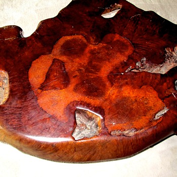 Redwood burl table
