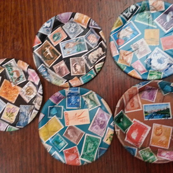 VINTAGE TIN COASTERS - Breweriana