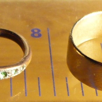 Archeology: Two Golden rings - Fine Jewelry