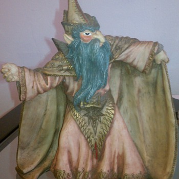 Wizard Figurine - Art Pottery