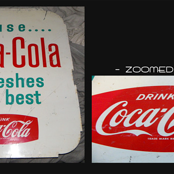 Coca Cola Tin sign 1960s? Need help - Coca-Cola